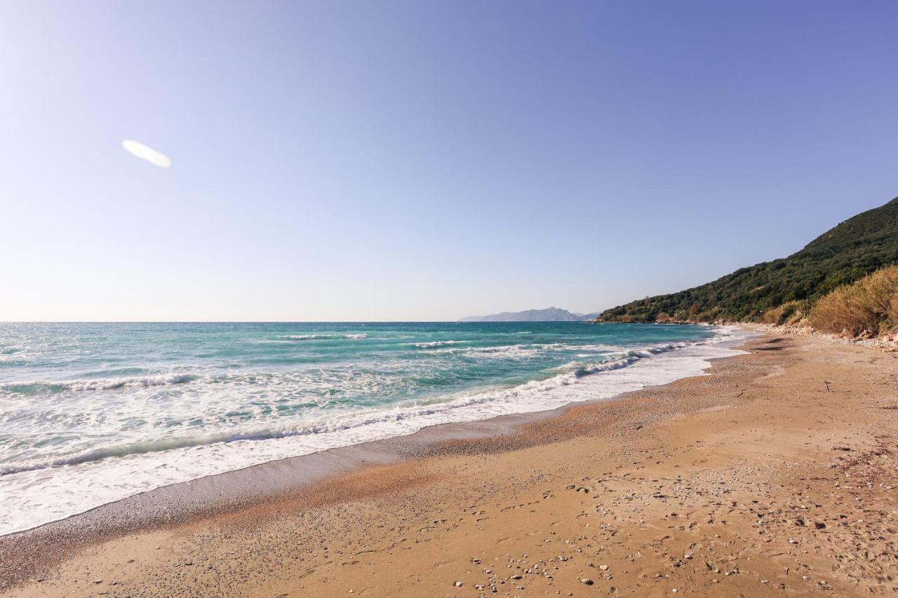 شقة Amaryllis Seaview House By Guestcorfu Paramonas  المظهر الخارجي الصورة