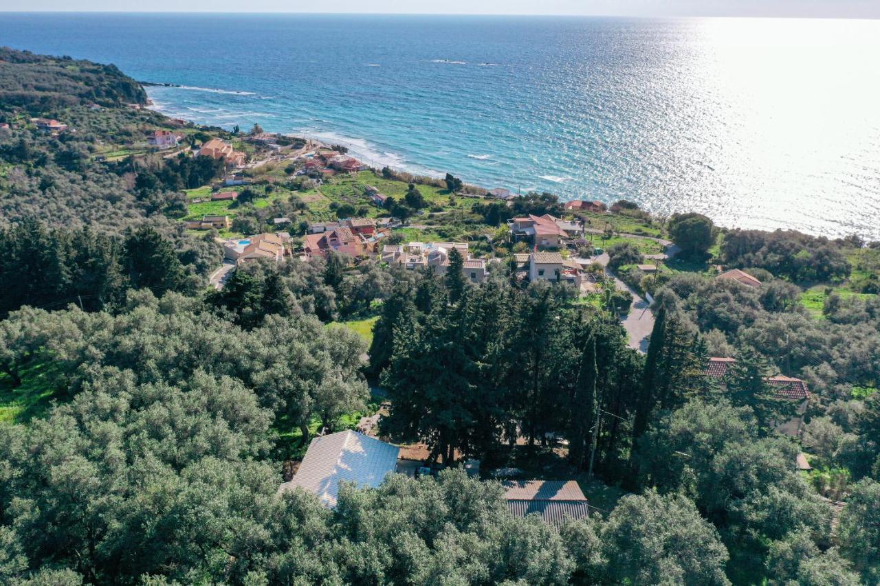 شقة Amaryllis Seaview House By Guestcorfu Paramonas  المظهر الخارجي الصورة