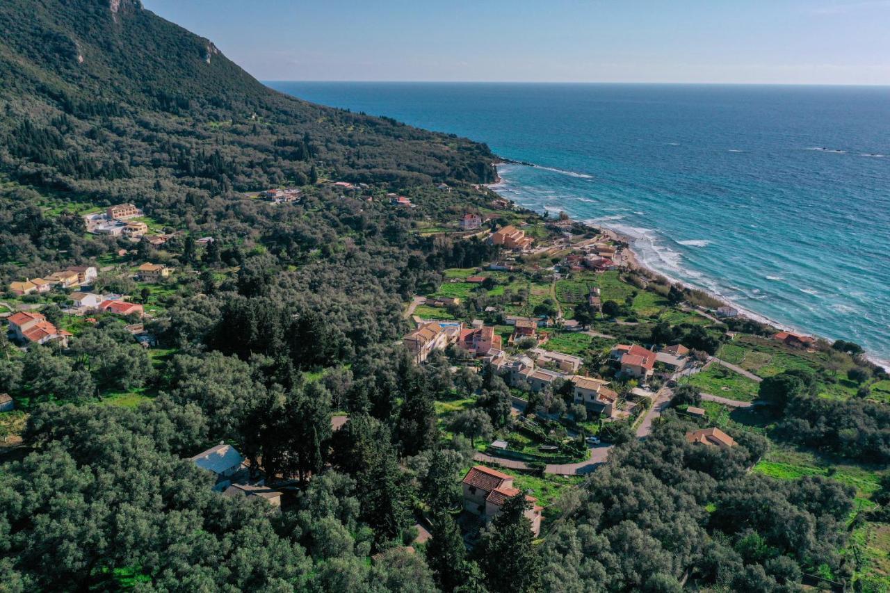 شقة Amaryllis Seaview House By Guestcorfu Paramonas  المظهر الخارجي الصورة