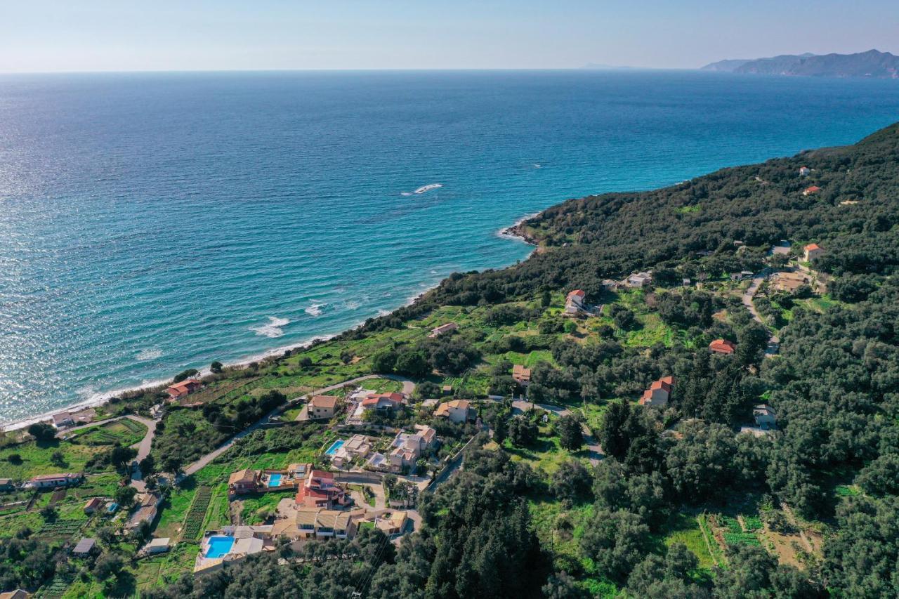 شقة Amaryllis Seaview House By Guestcorfu Paramonas  المظهر الخارجي الصورة