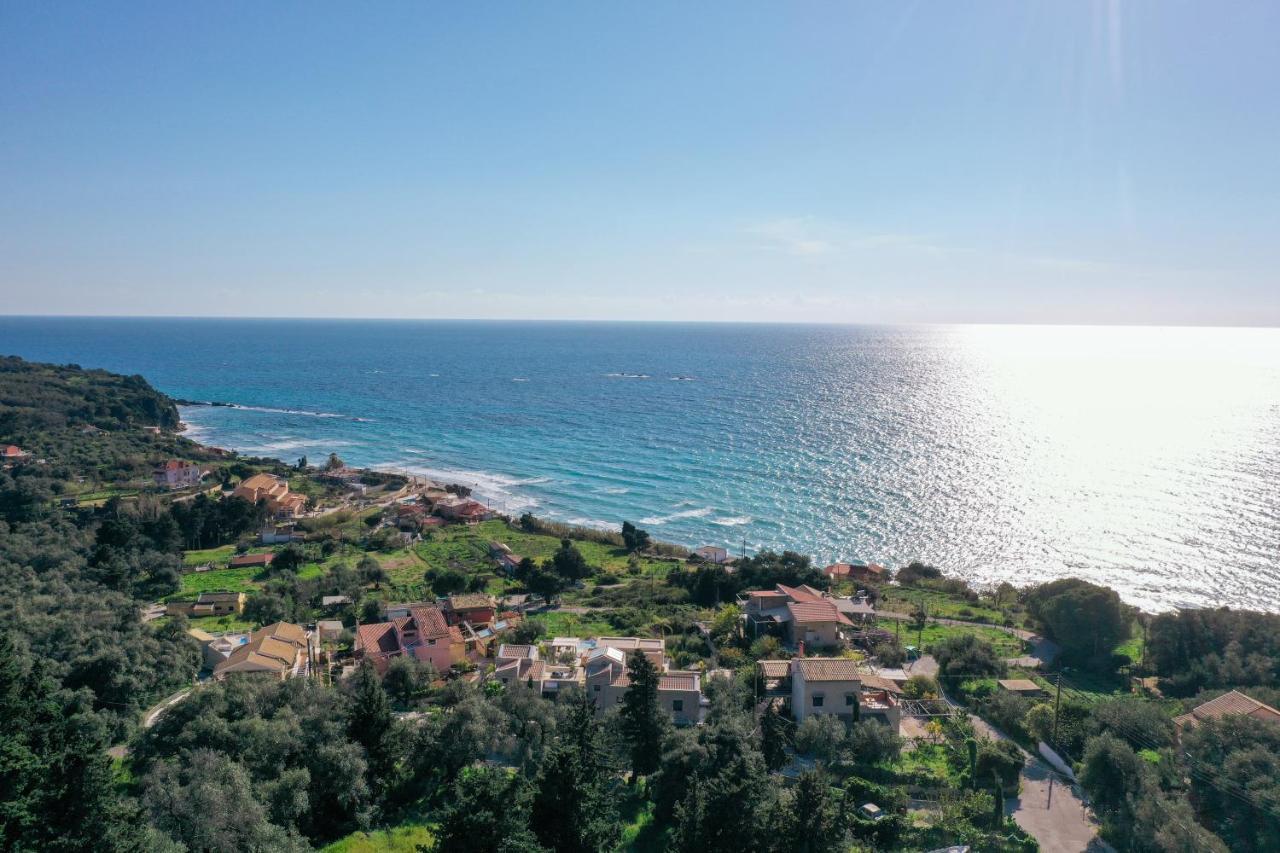 شقة Amaryllis Seaview House By Guestcorfu Paramonas  المظهر الخارجي الصورة